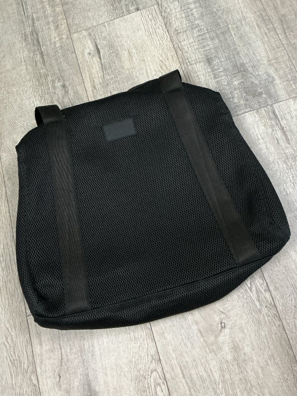 Dagne Dover Landon XL Carryall Onyx Black Air Mesh Travel Duffel NWT